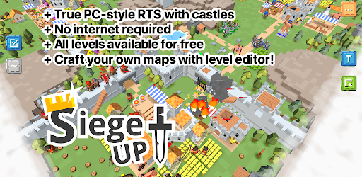 RTS Siege Up! – Medieval Warfare Strategy Offline background